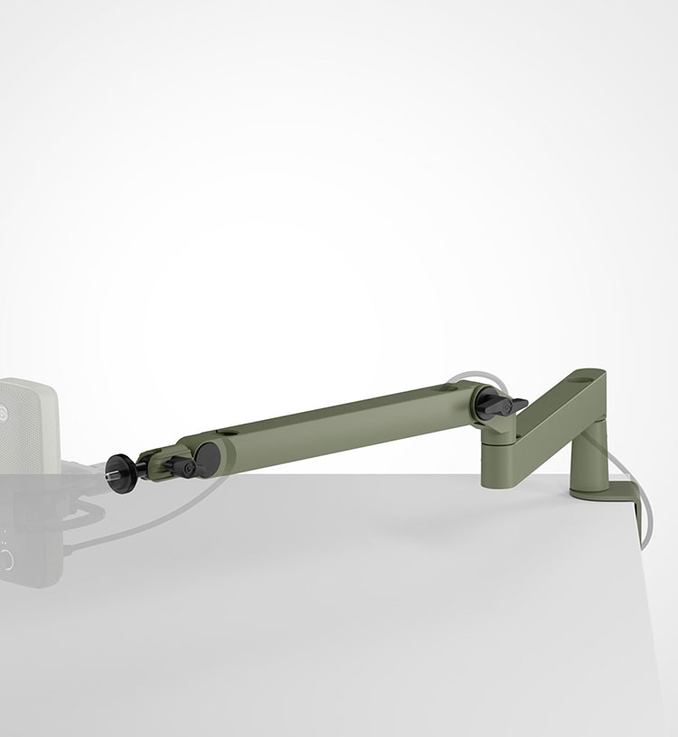 Wave Mic Arm LP - Forest Green | Mic Boom Arm for Desks | Elgato